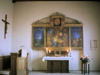 Altar von Rudolf Schäfer im Krankenhaus Bethanien,