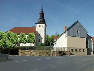 Kirche Queck von Süden (Fotomontage)